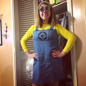- "your one in a Minion" female minion costume.